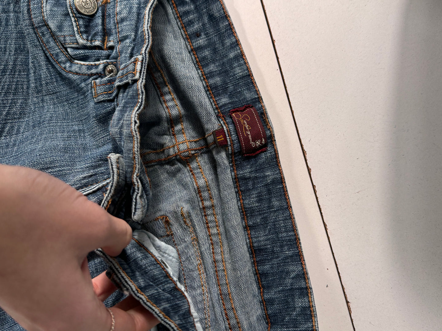Lågmidjade jeans stl: S