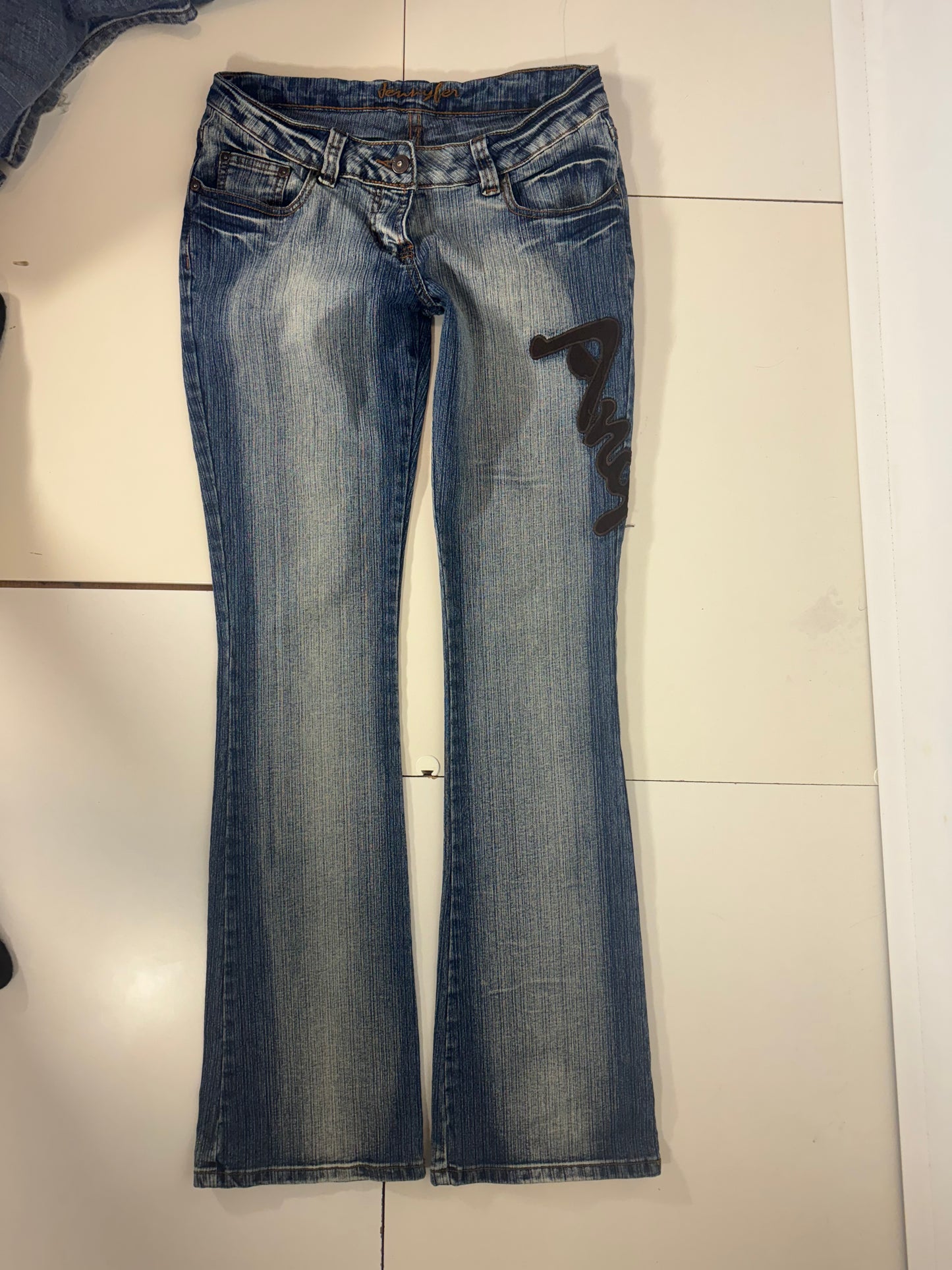Lågmidjade jeans stl: S