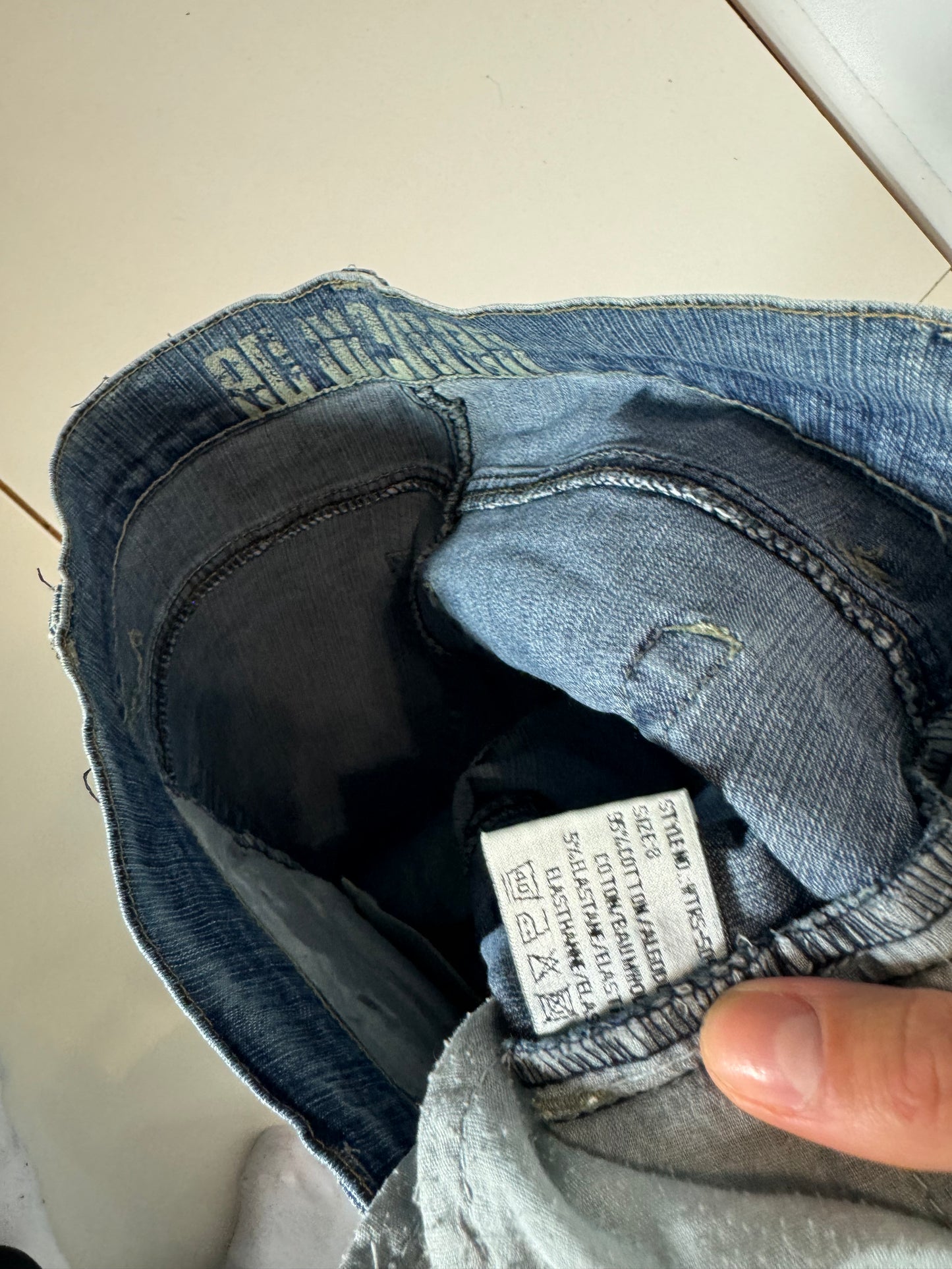 Lågmidjade jeans stl: S