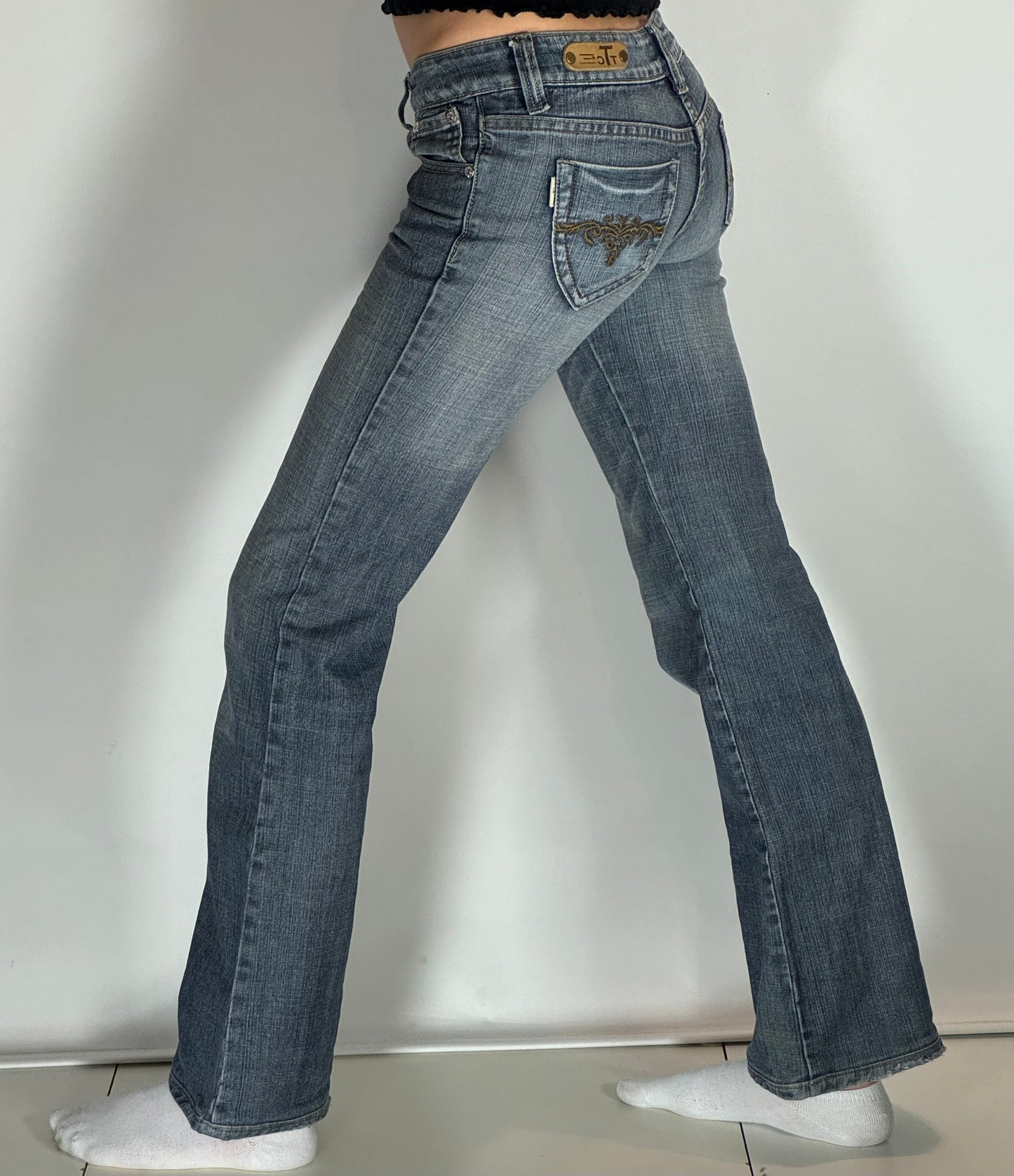 Lågmidjade jeans stl: XS