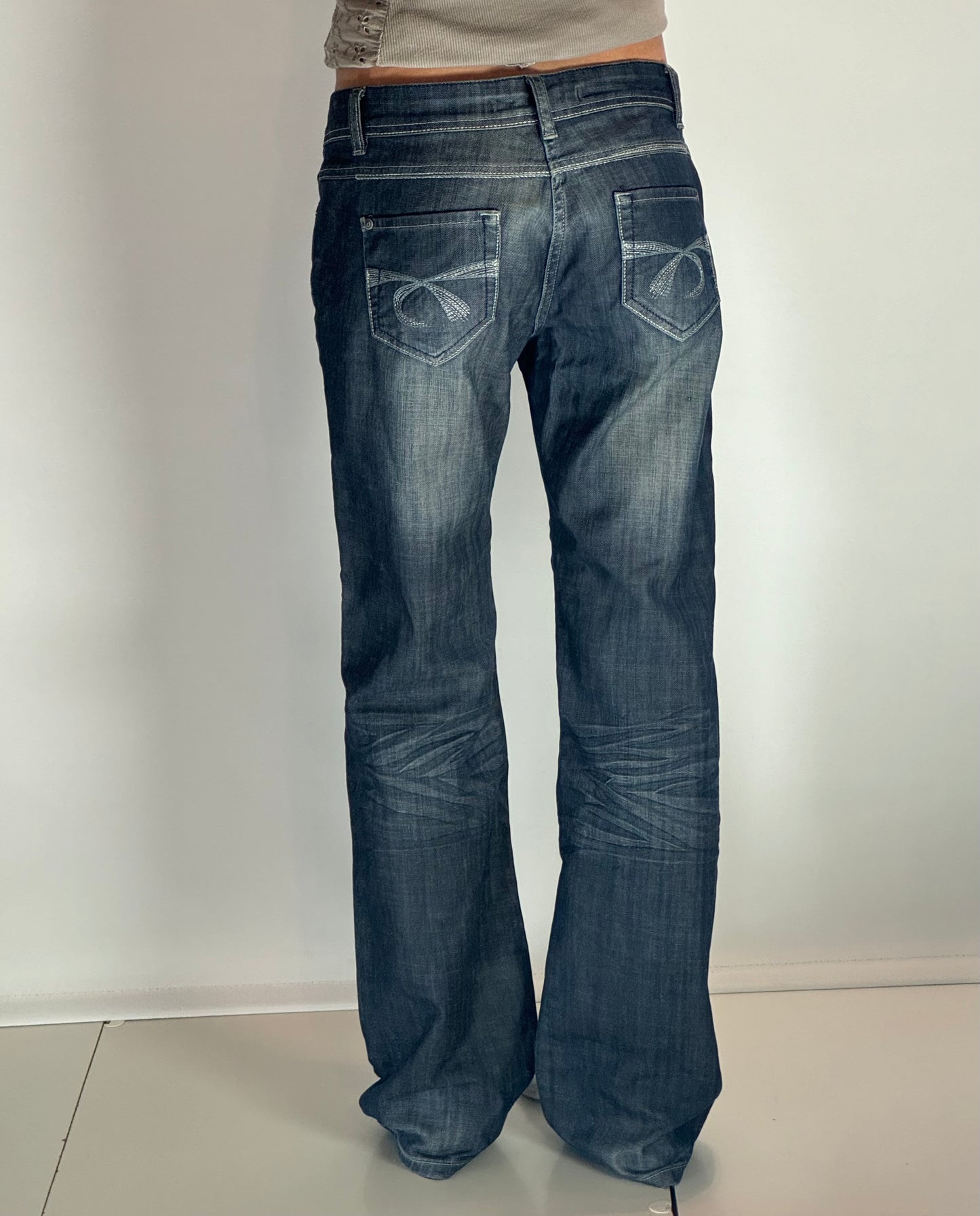 Lågmidjade jeans stl: S/M