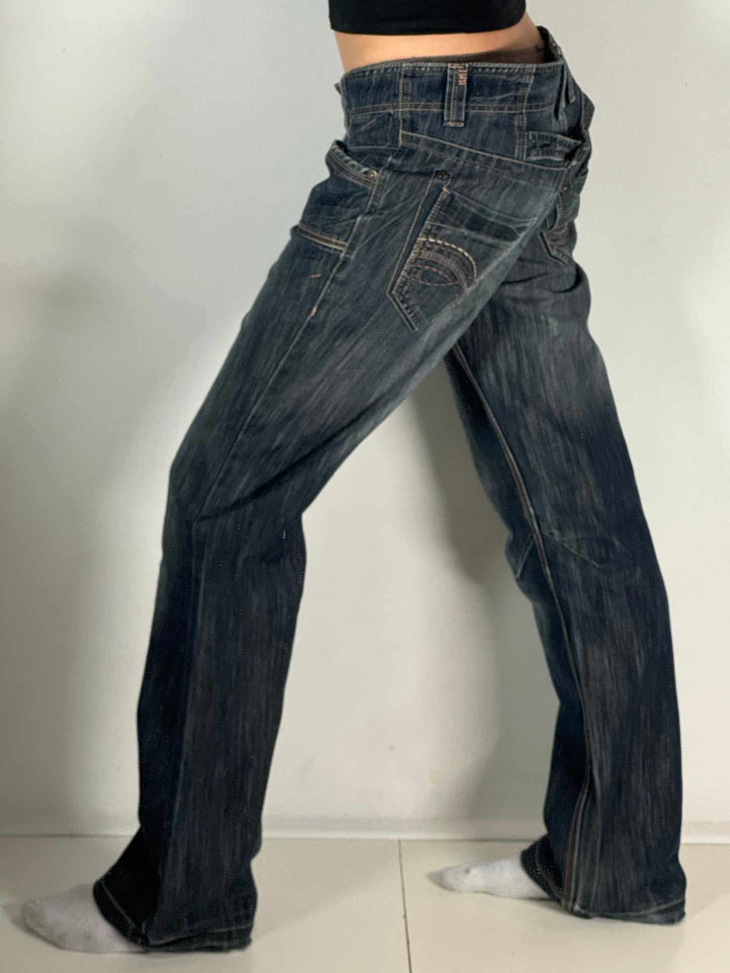 Lågmidjade jeans stl: M