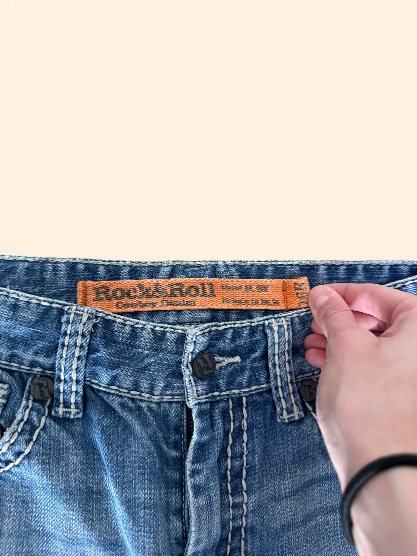 Lågmidjade jeans stl: XS