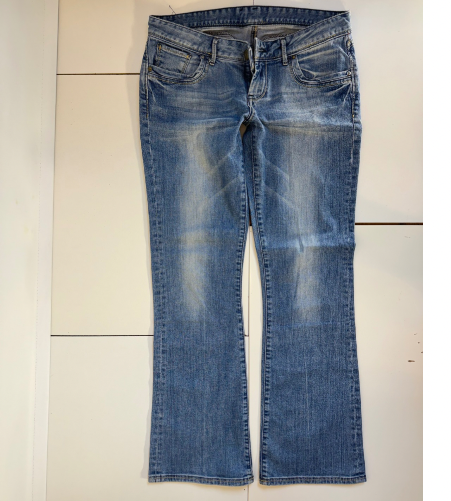 Lågmidjade jeans–stl: M/L