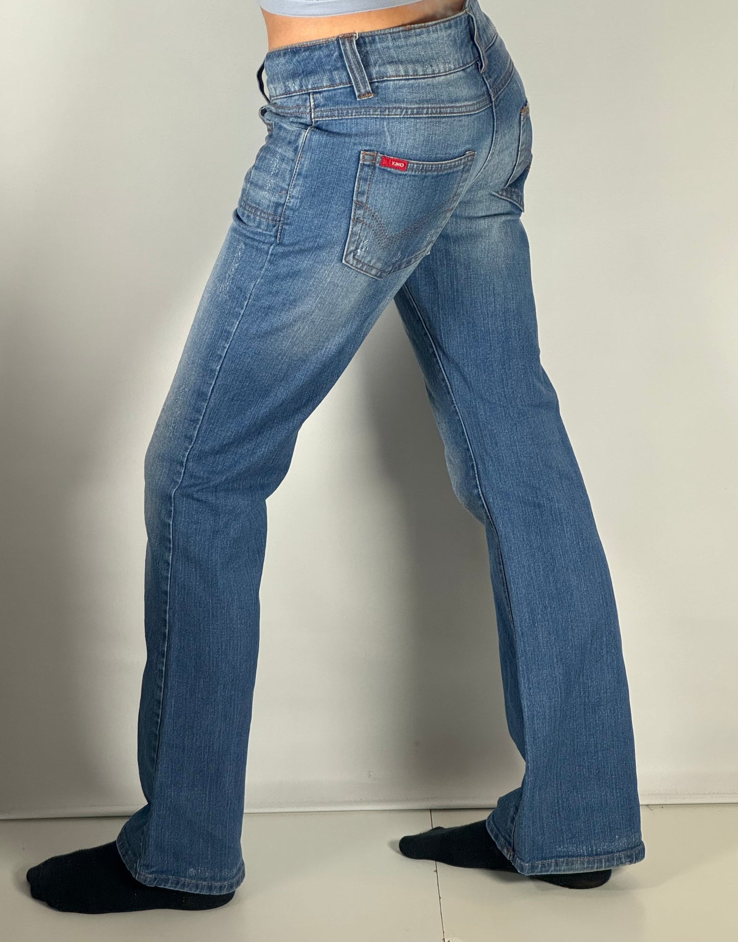 Lågmidjade jeans stl: S