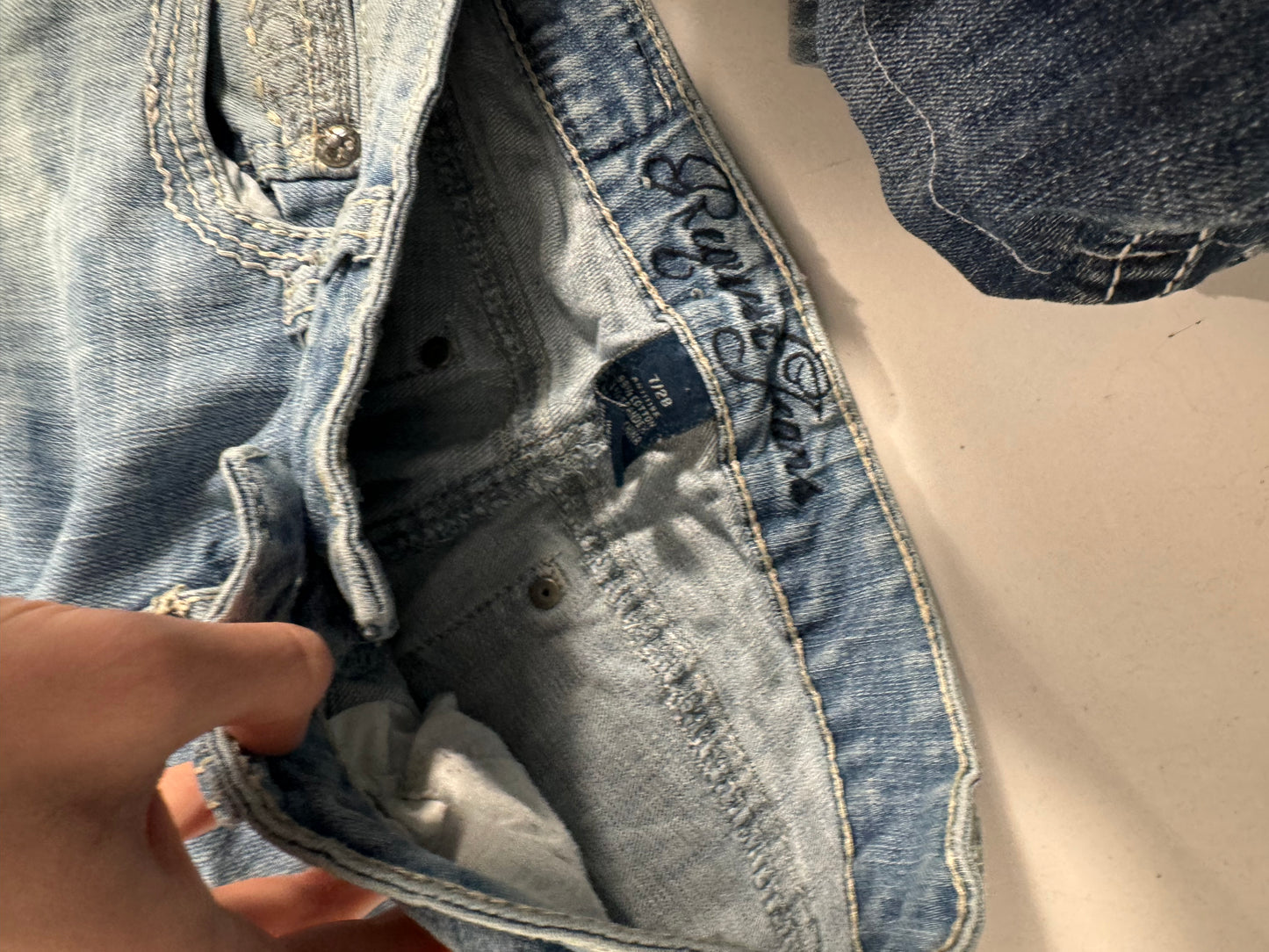 Lågmidjade jeans stl: XS