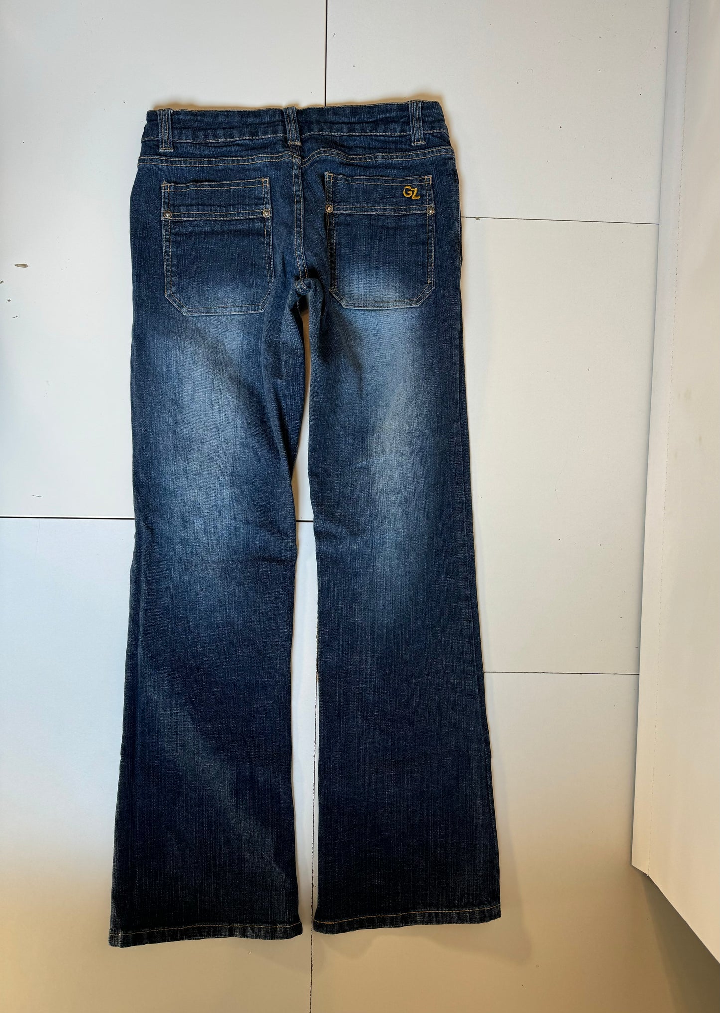 Lågmidjade jeans–stl: XS