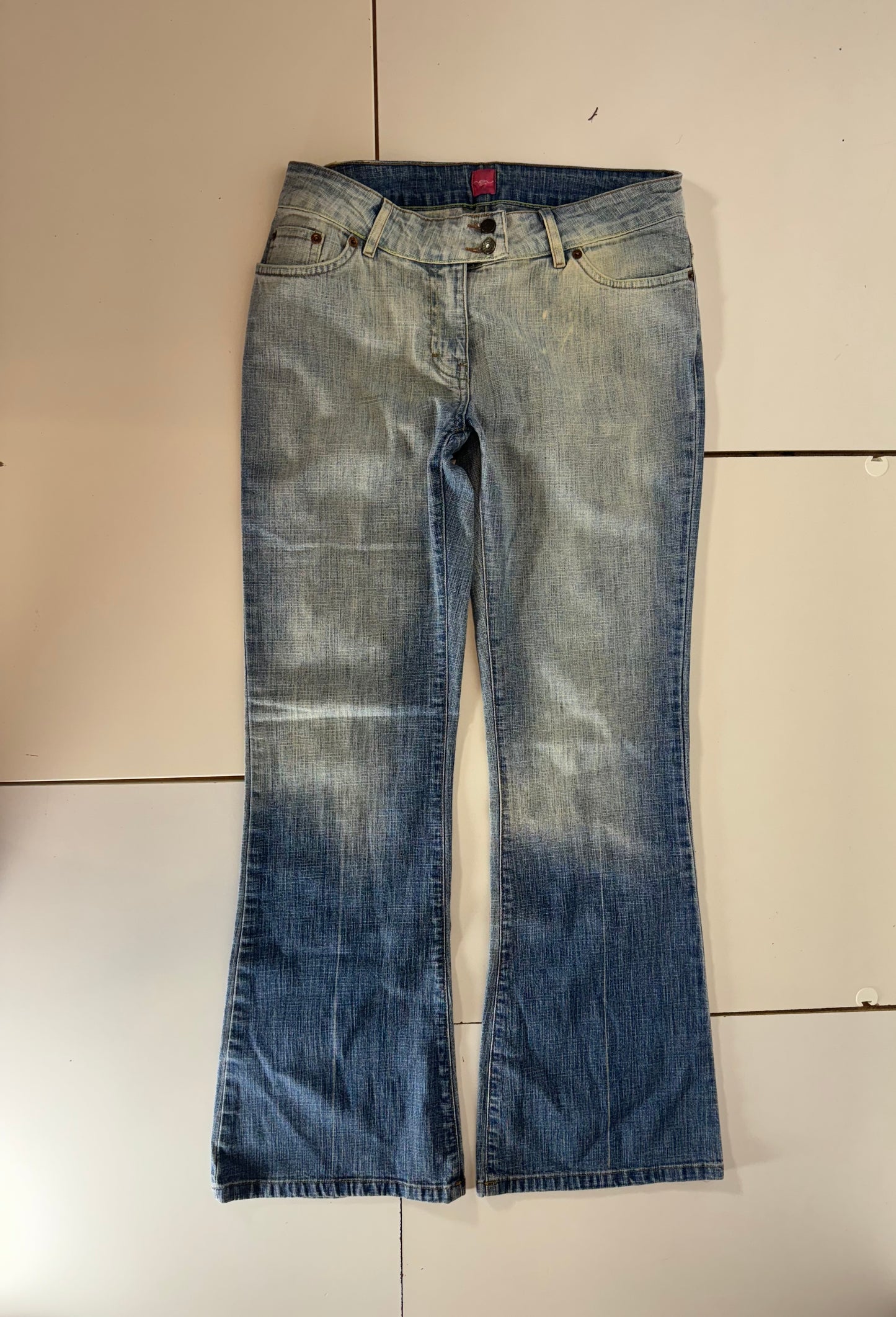 Lågmidjade jeans–stl: S/M
