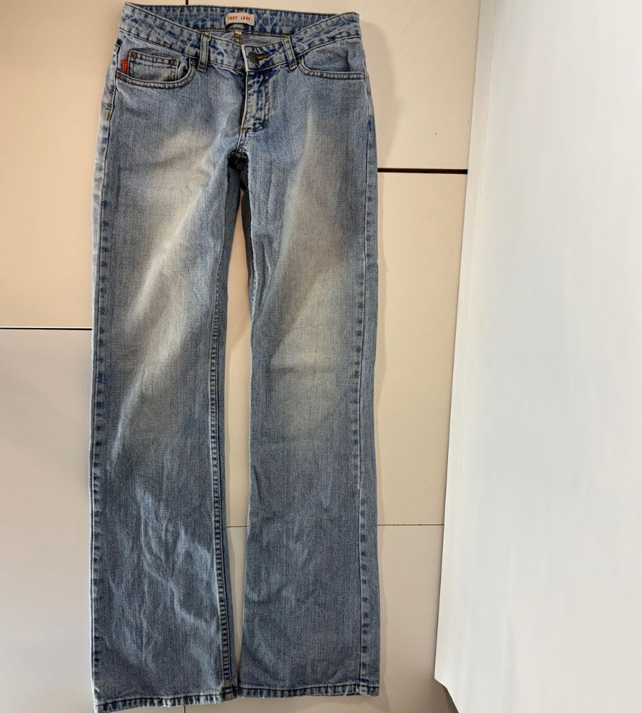 Lågmidjade jeans–stl: S
