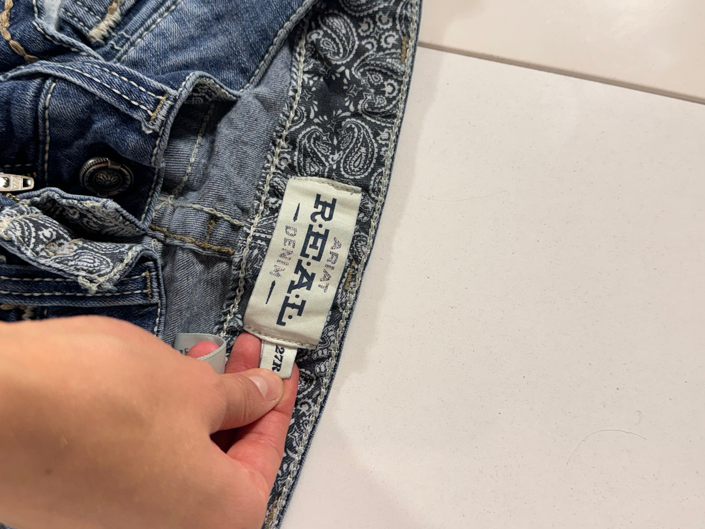 Lågmidjade jeans stl: XS