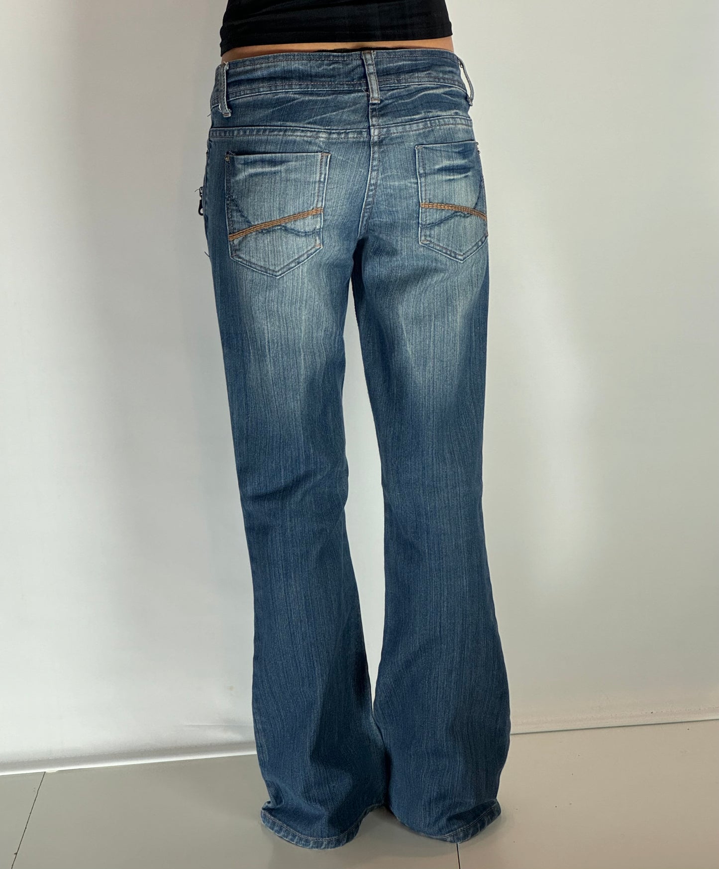 Lågmidjade jeans stl: S/M