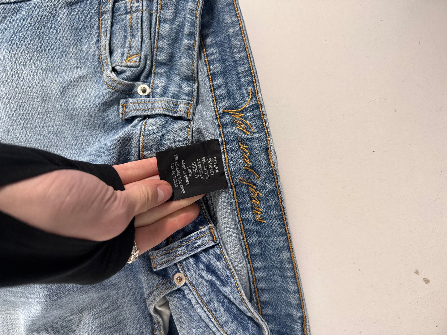 Lågmidjade jeans stl: XS