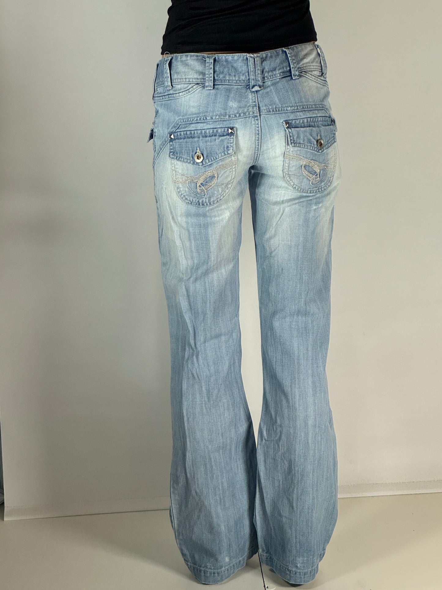 Lågmidjade jeans stl: XS