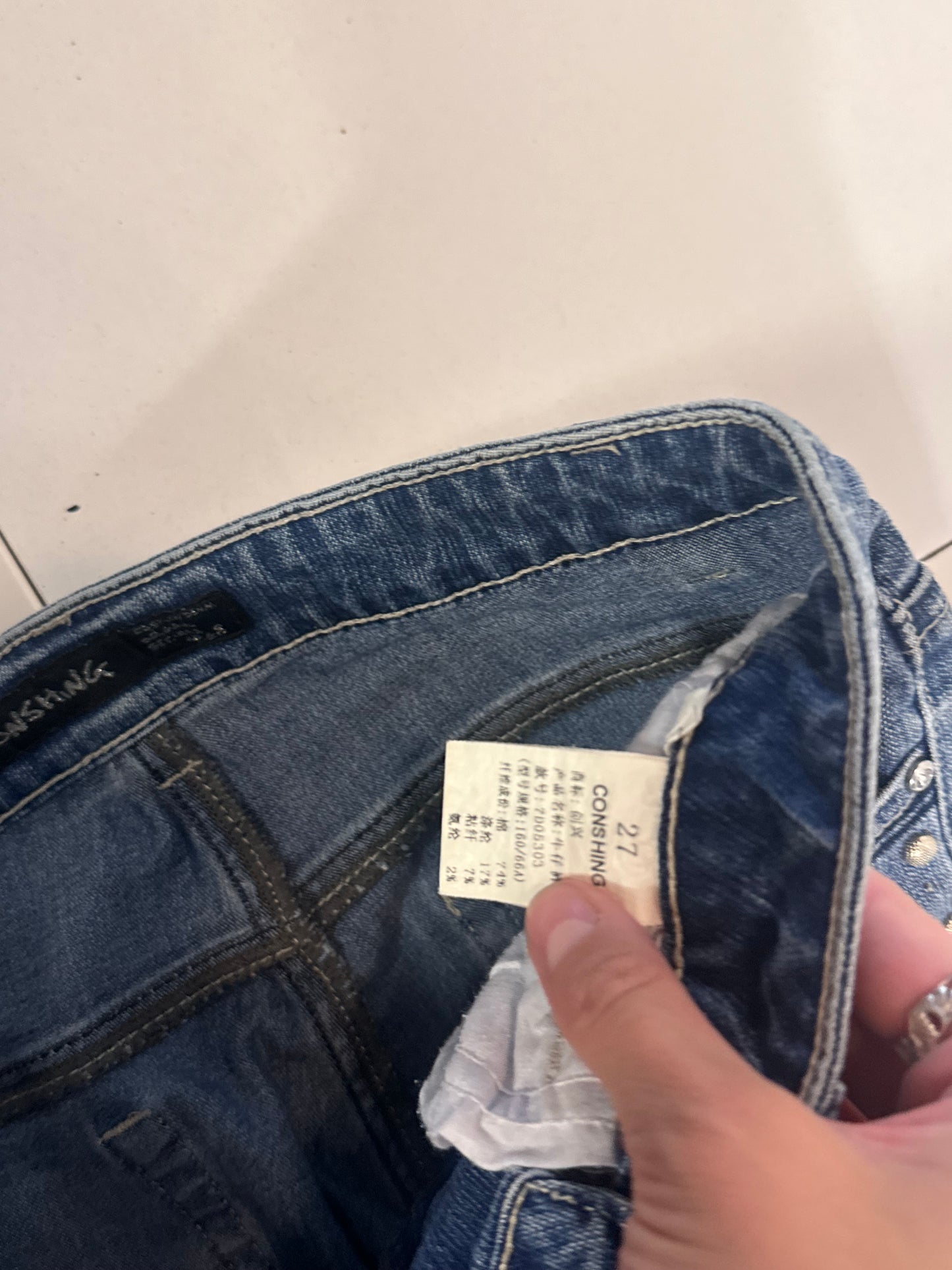 Lågmidjade jeans stl: XS