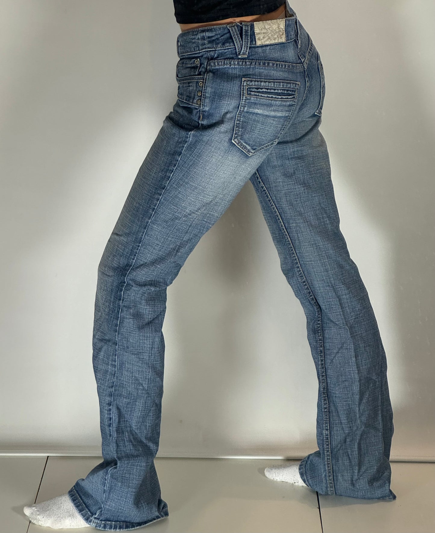 Lågmidjade jeans stl: S