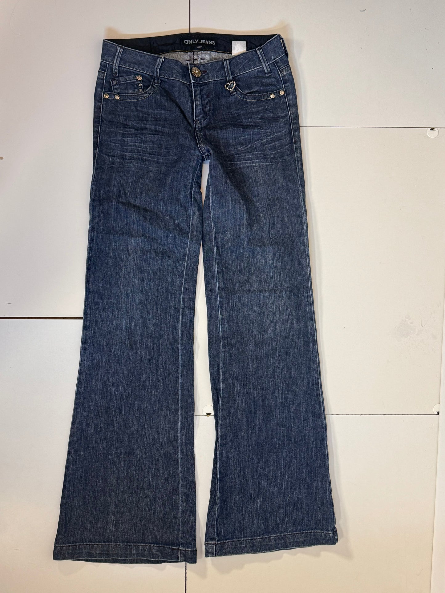 Lågmidjade jeans stl: XS
