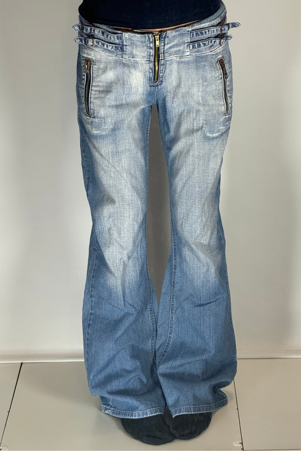 Lågmidjade jeans stl: M