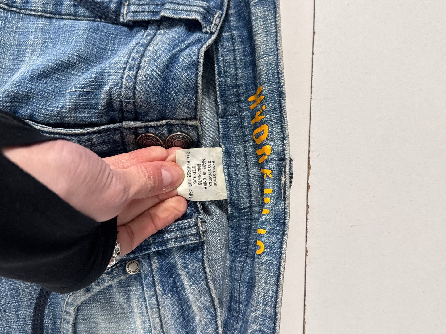 Lågmidjade jeans stl: S/M