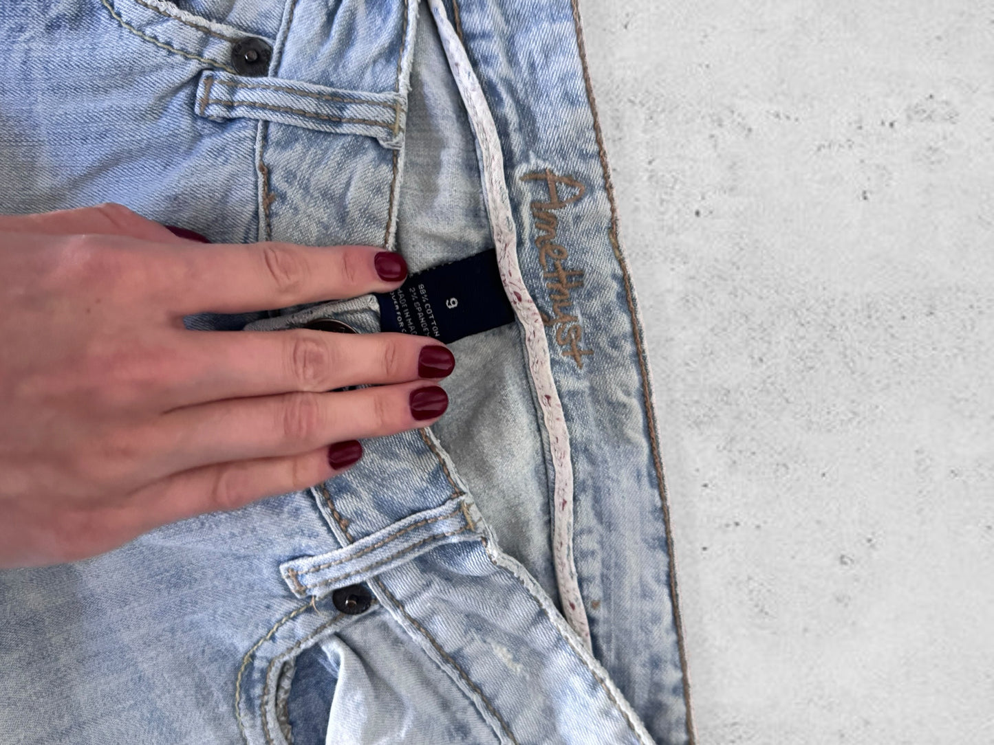Lågmidjade jeans stl: S