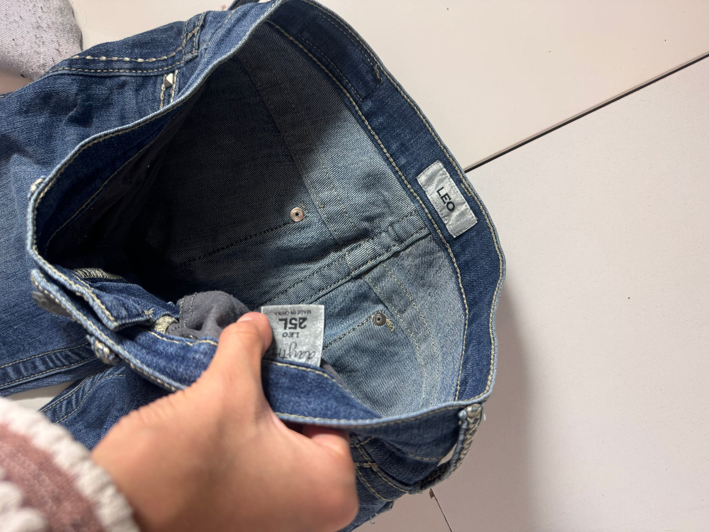Lågmidjade jeans stl: XS