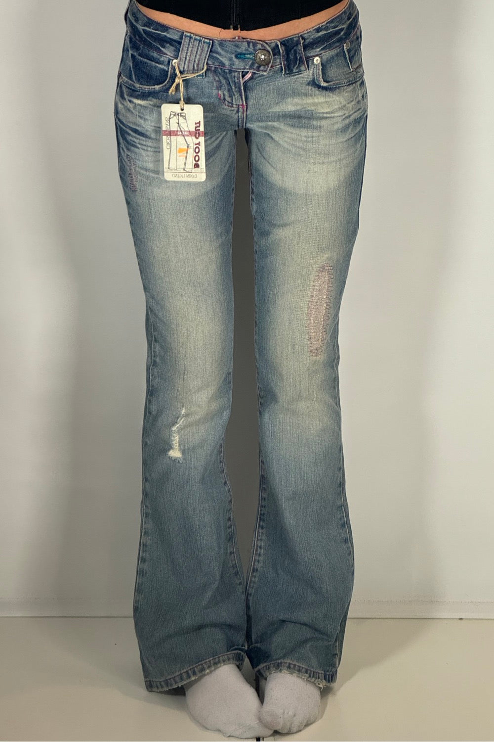 Lågmidjade jeans stl: XS/S