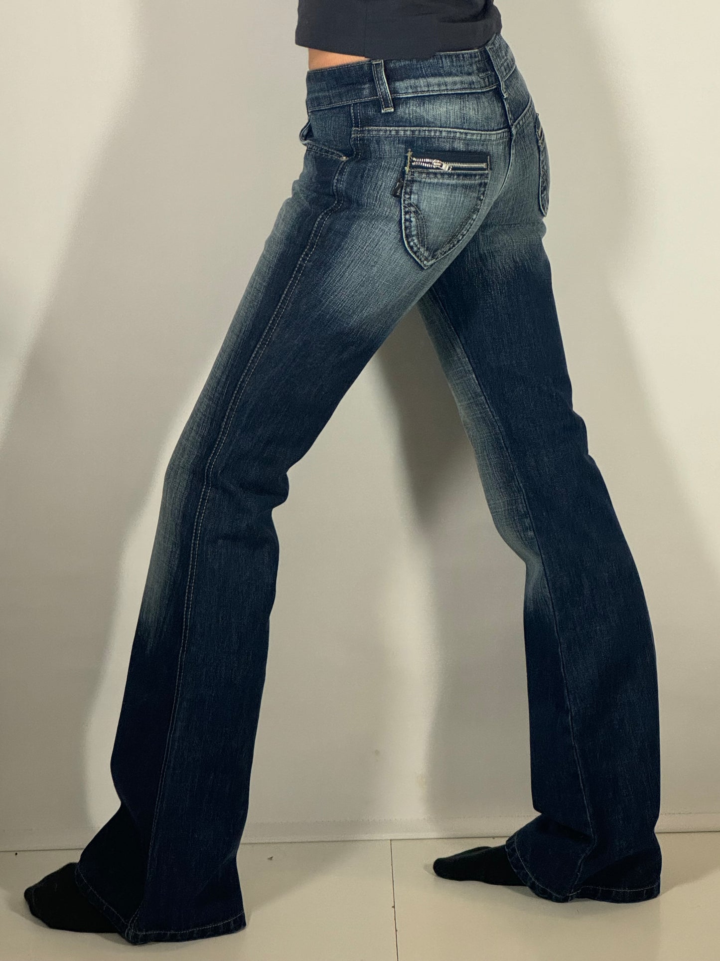 Lågmidjade jeans stl: XS