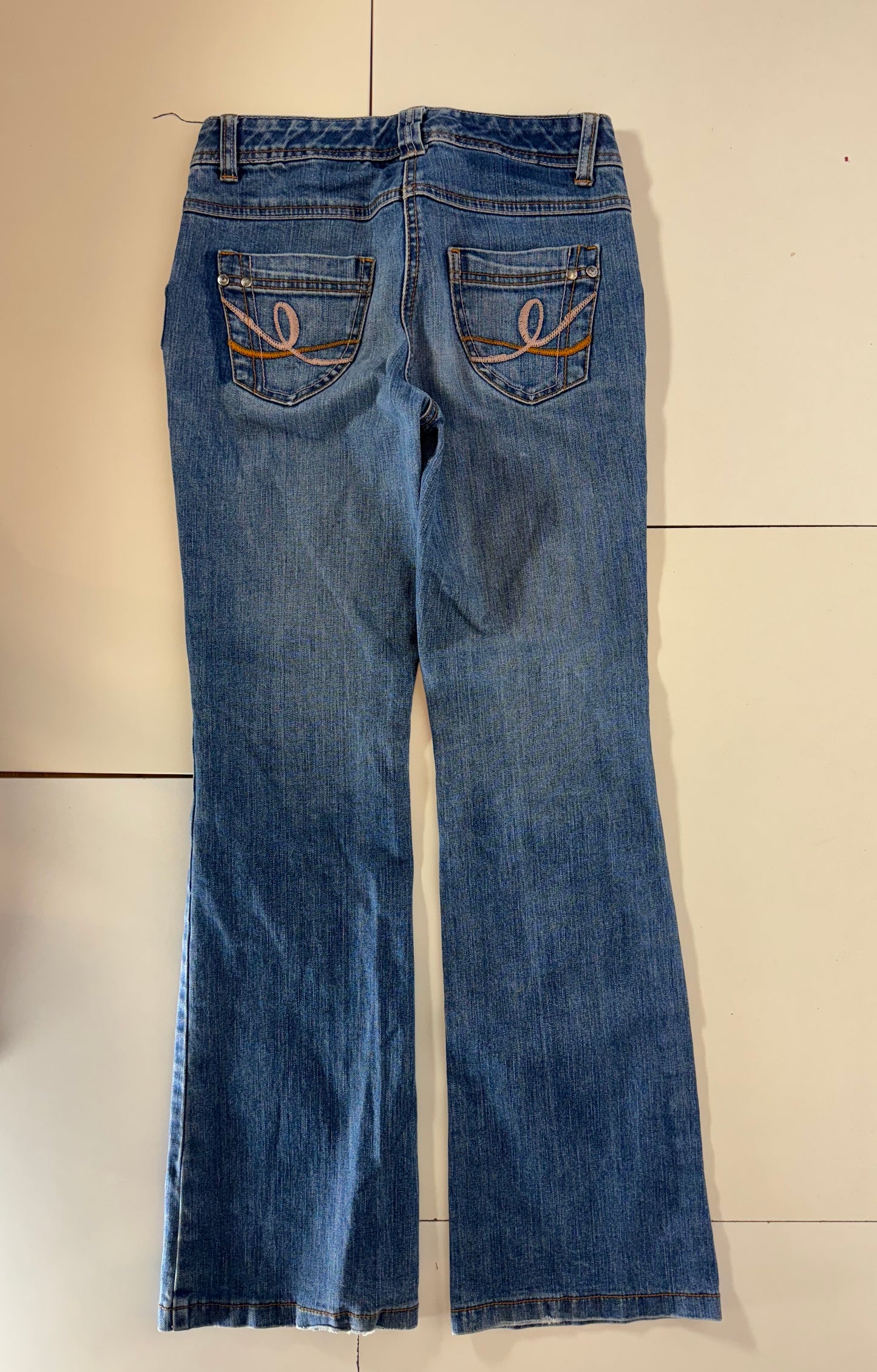 Lågmidjade jeans–stl: XXS