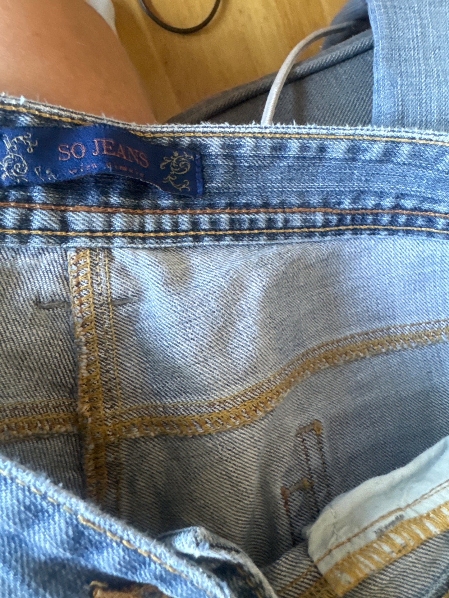Lågmidjade jeans stl: S