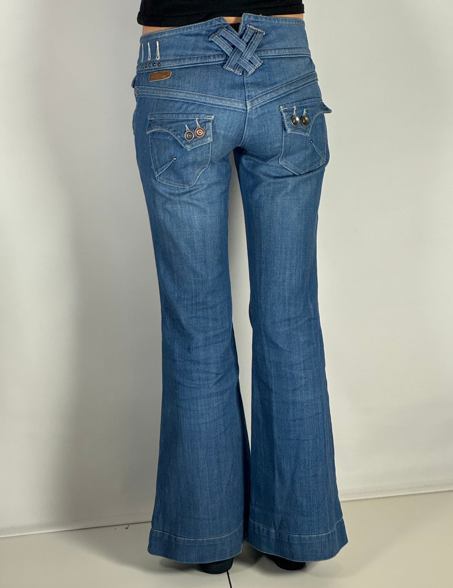 Lågmidjade jeans stl: S