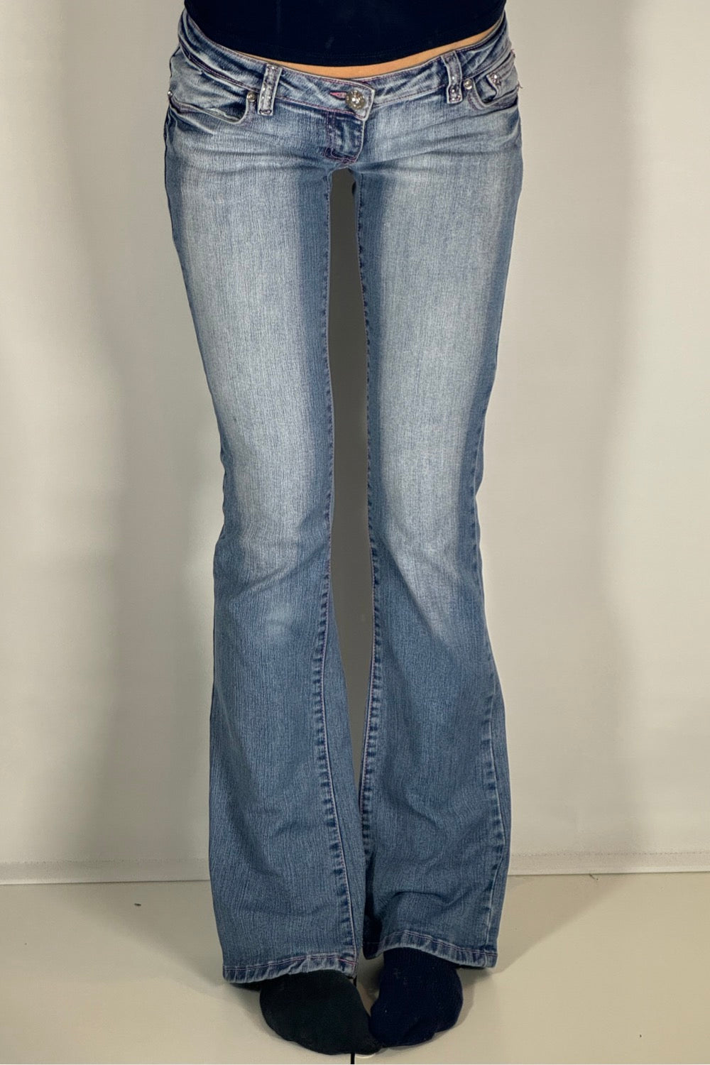 Lågmidjade jeans stl: S
