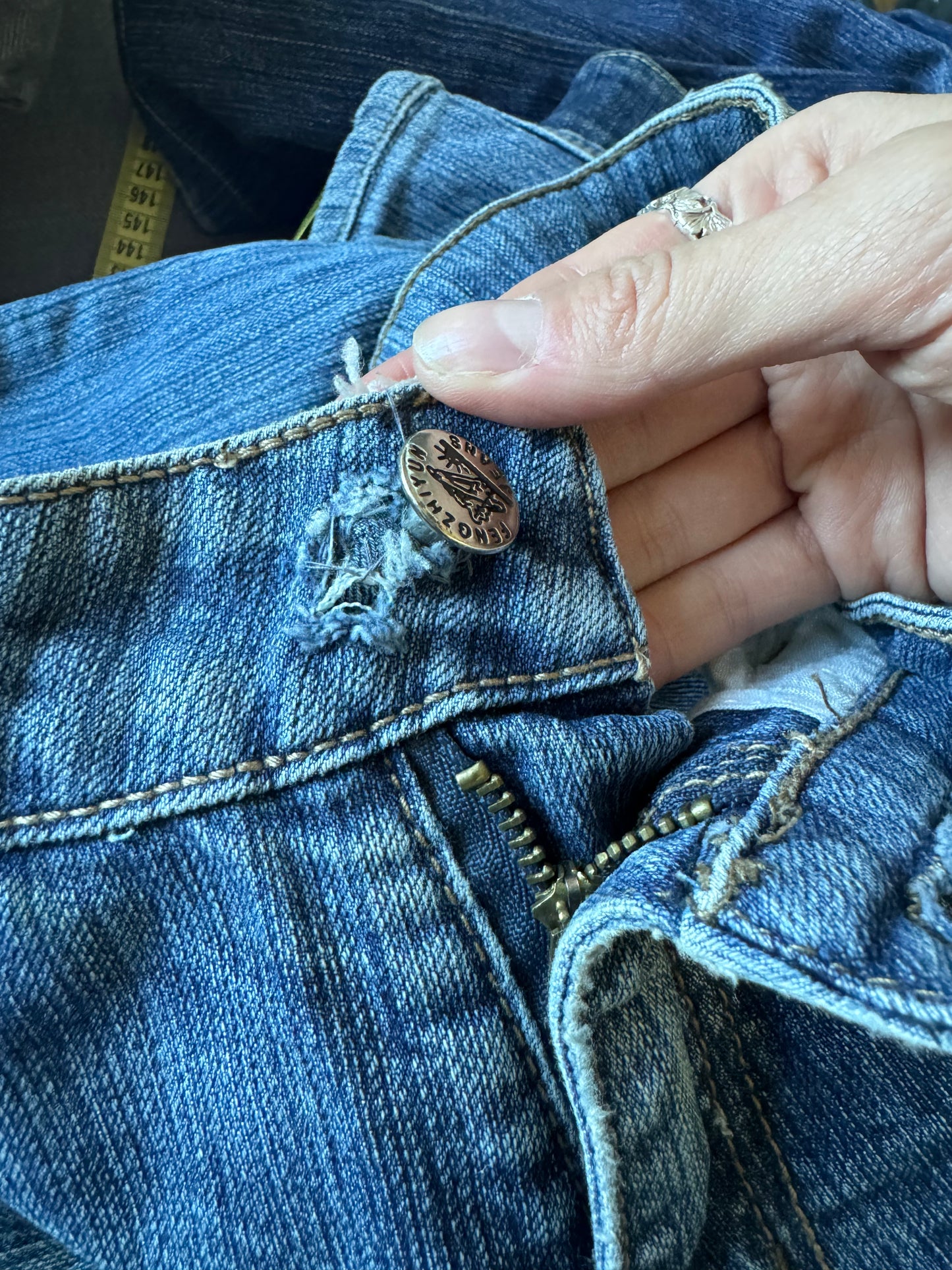 Lågmidjade jeans stl: XS