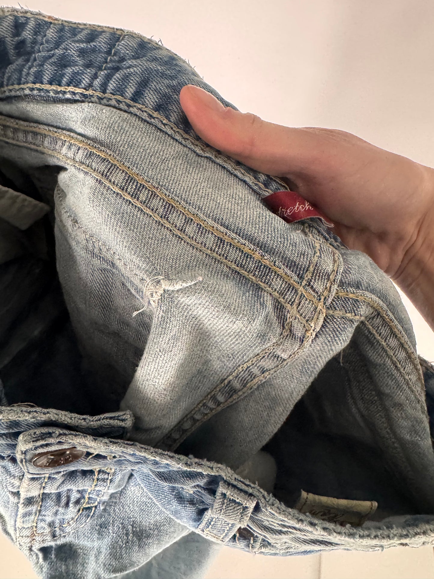 Lågmidjade jeans stl: S