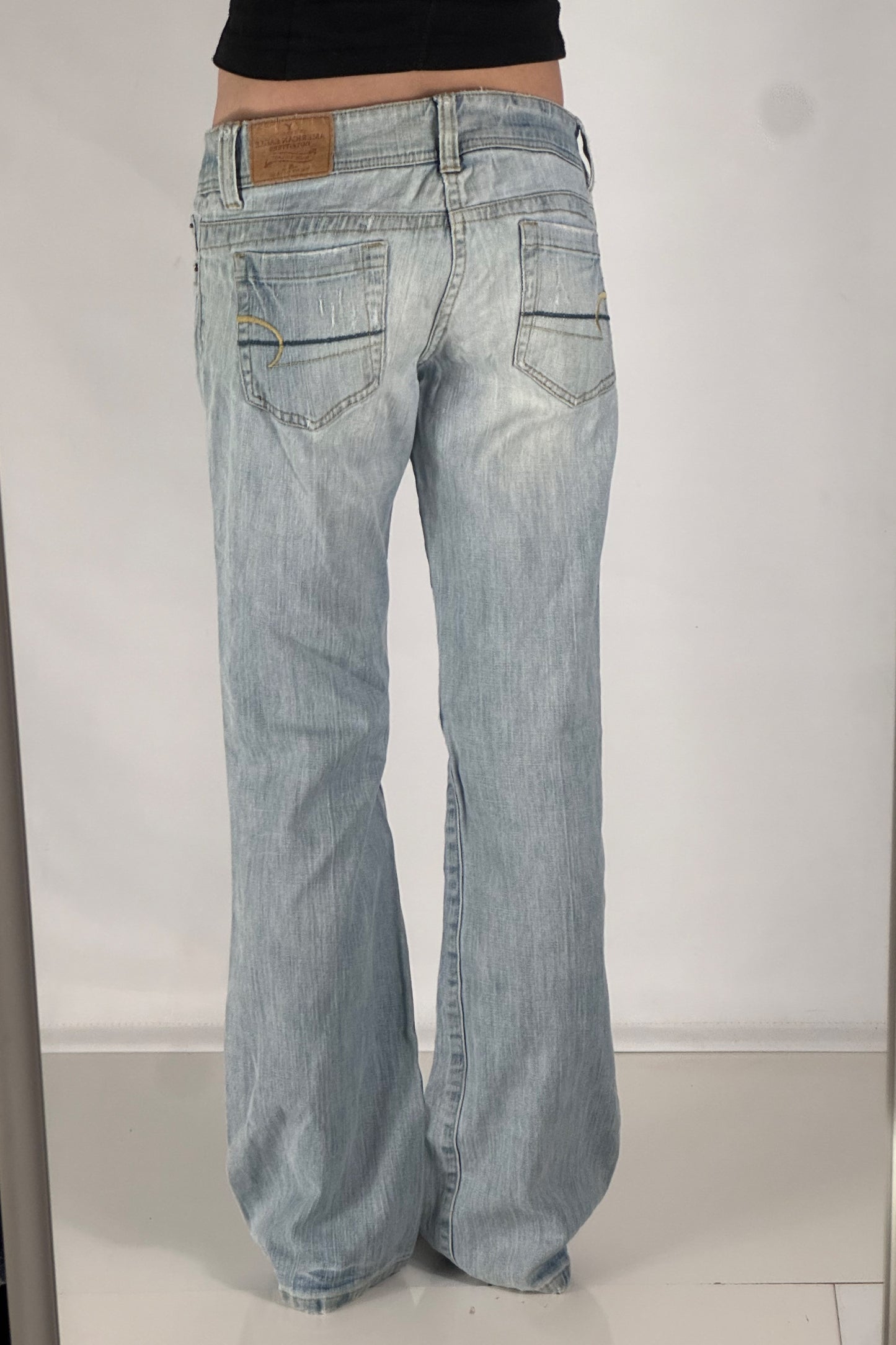 Lågmidjade jeans stl: S/M