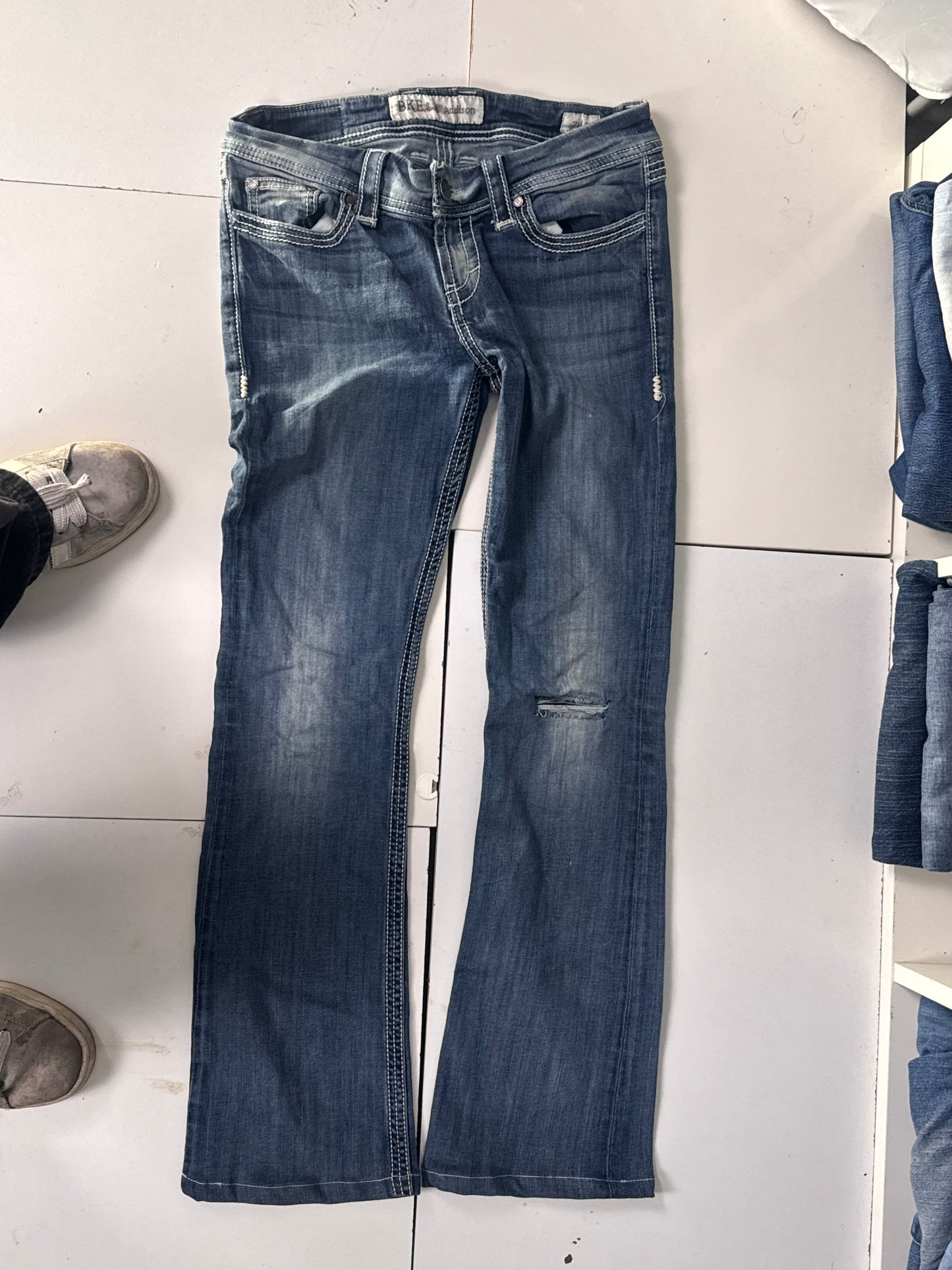 Lågmidjade jeans stl: S