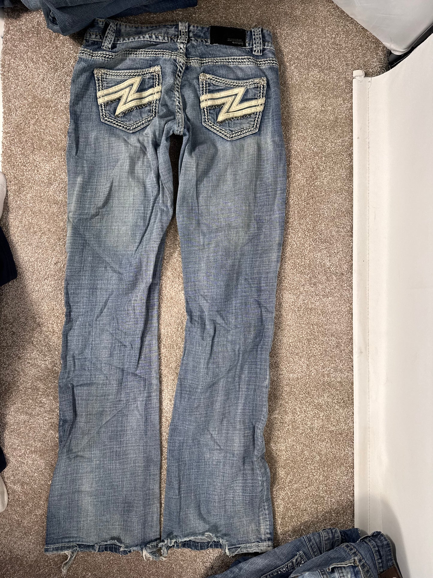 Lavtaljede jeans str: S