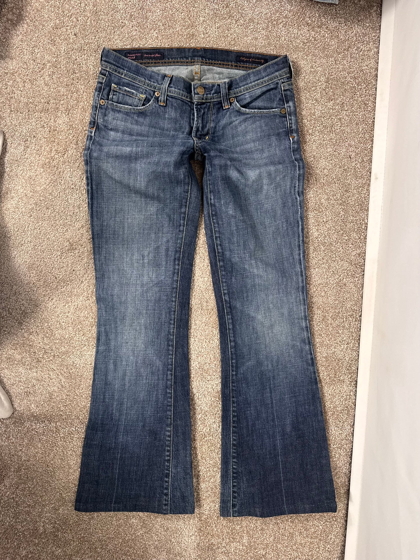 Lågmidjade jeans stl: XS