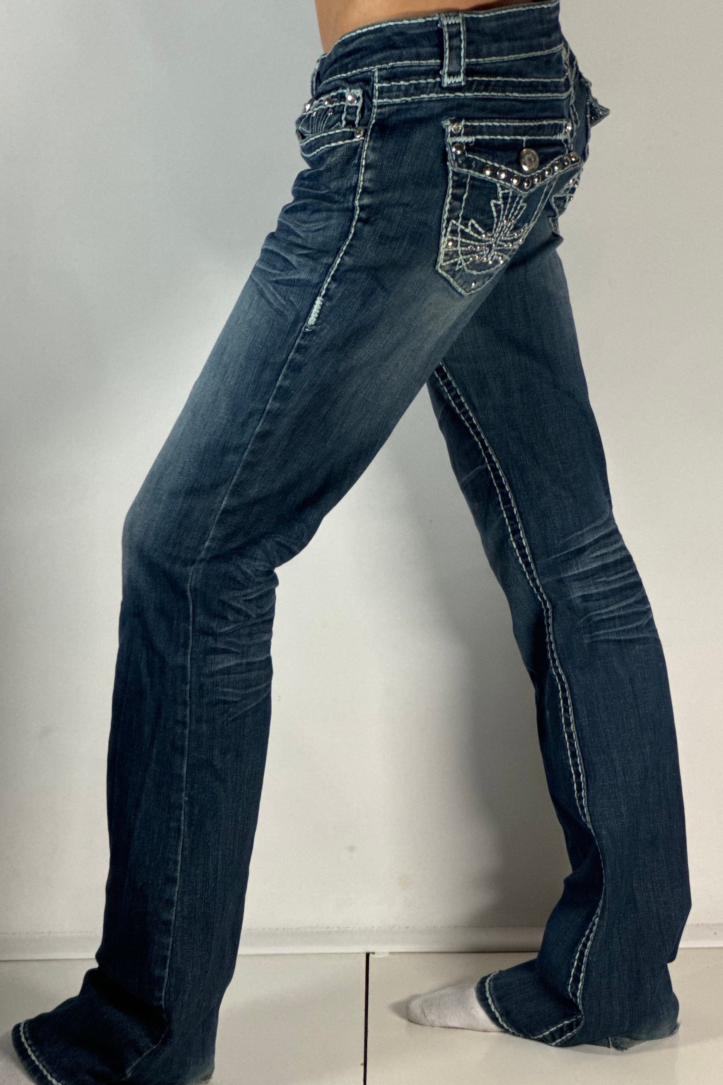 Lågmidjade jeans stl: M