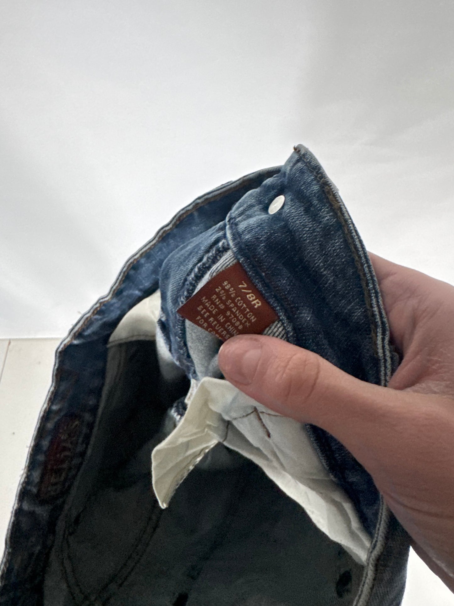 Lågmidjade jeans stl: S