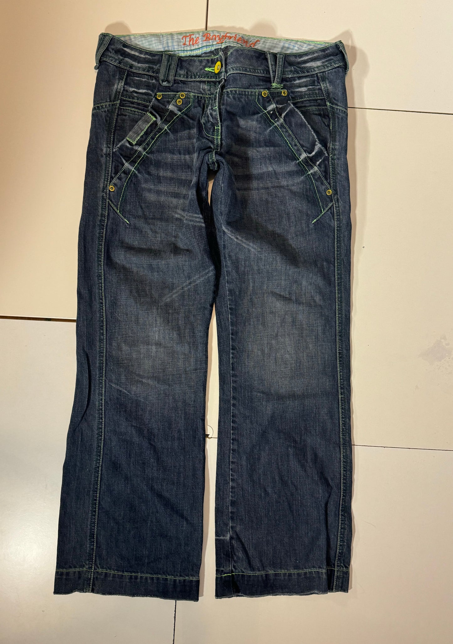 Lågmidjade jeans stl: S/M