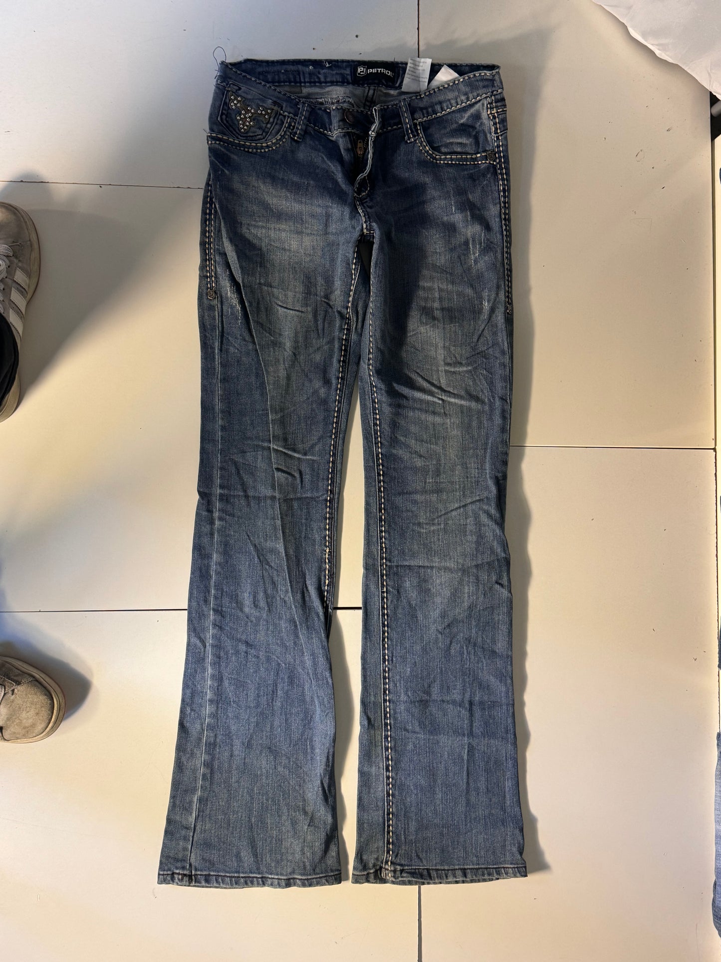 Lågmidjade jeans stl: