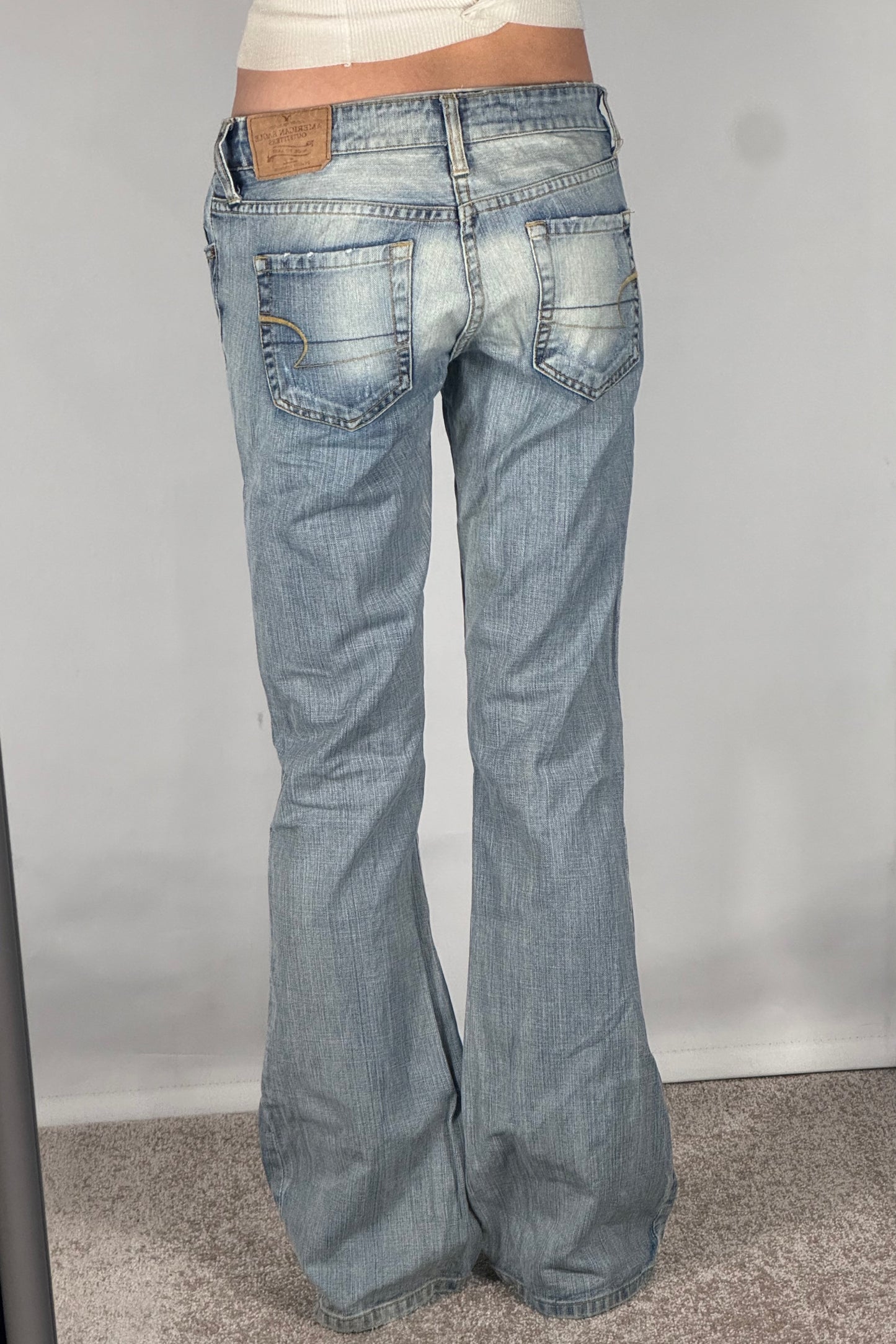 Lågmidjade jeans stl: S