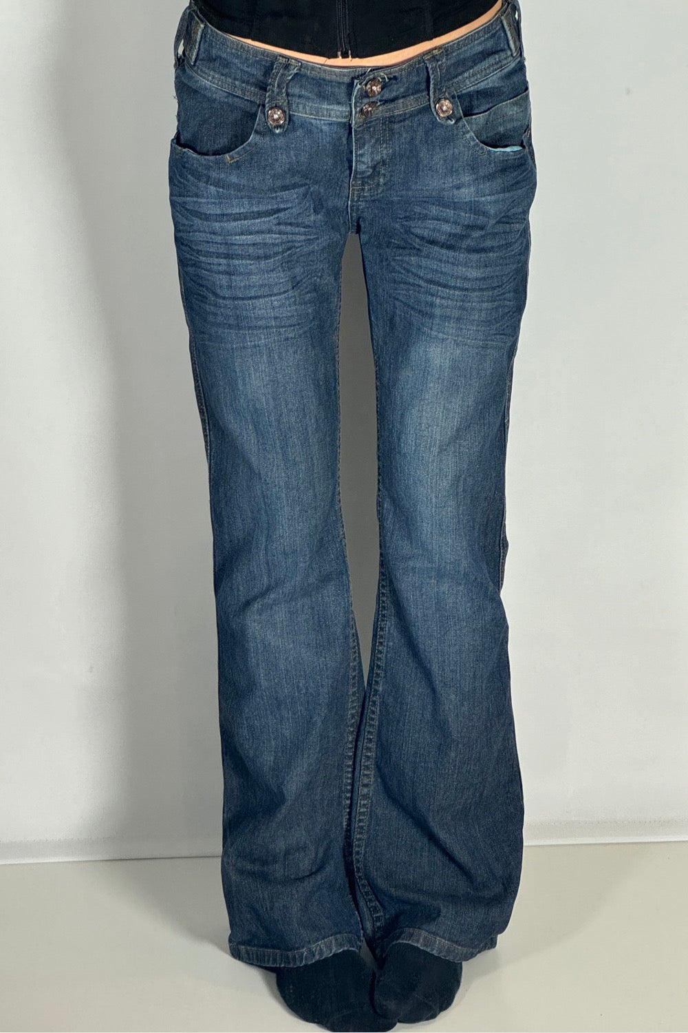 Lågmidjade jeans stl: M