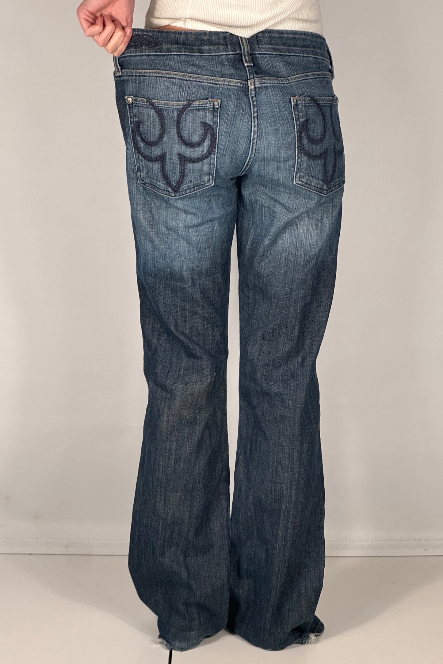 Lågmidjade jeans stl: M