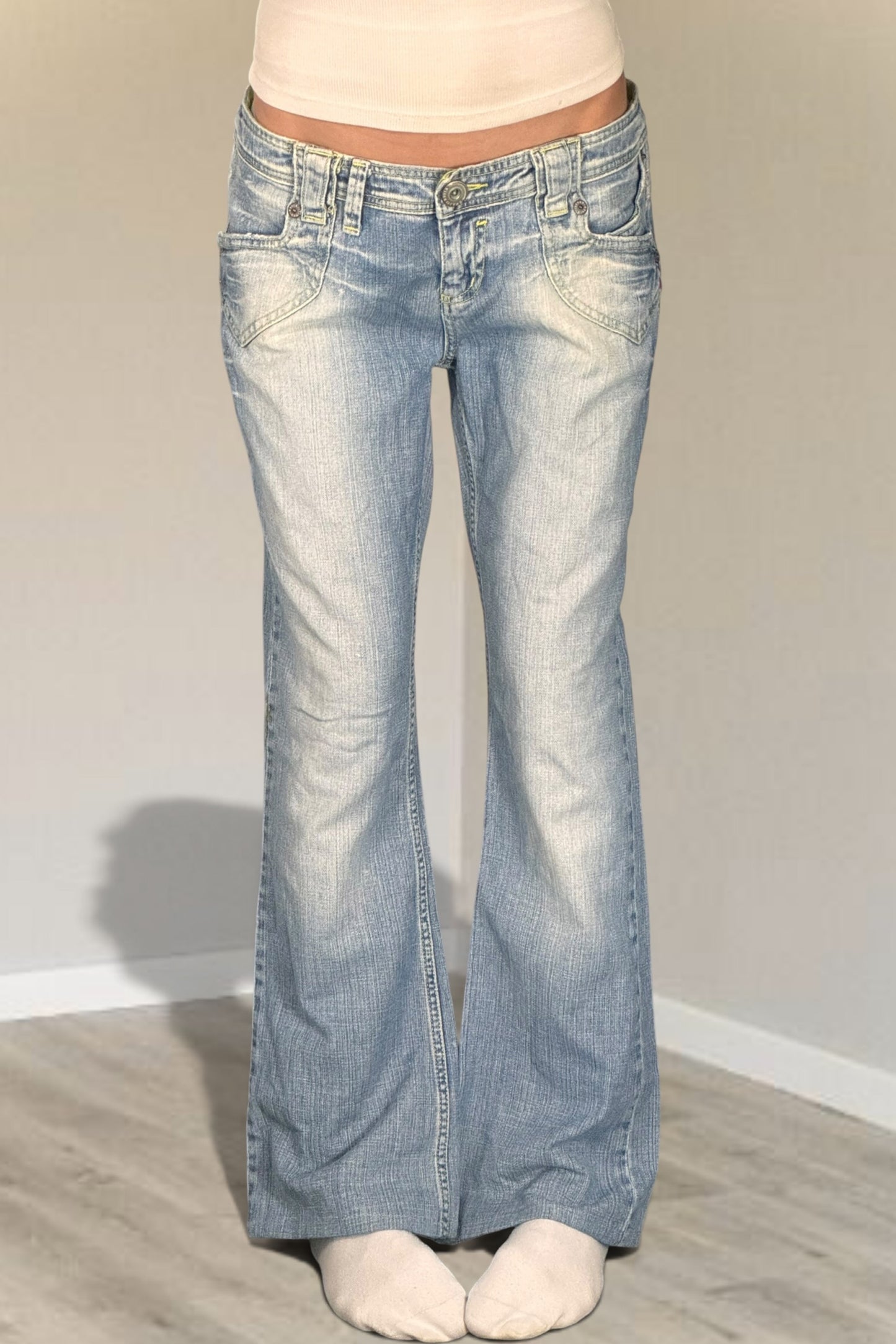 Lågmidjade jeans stl: M