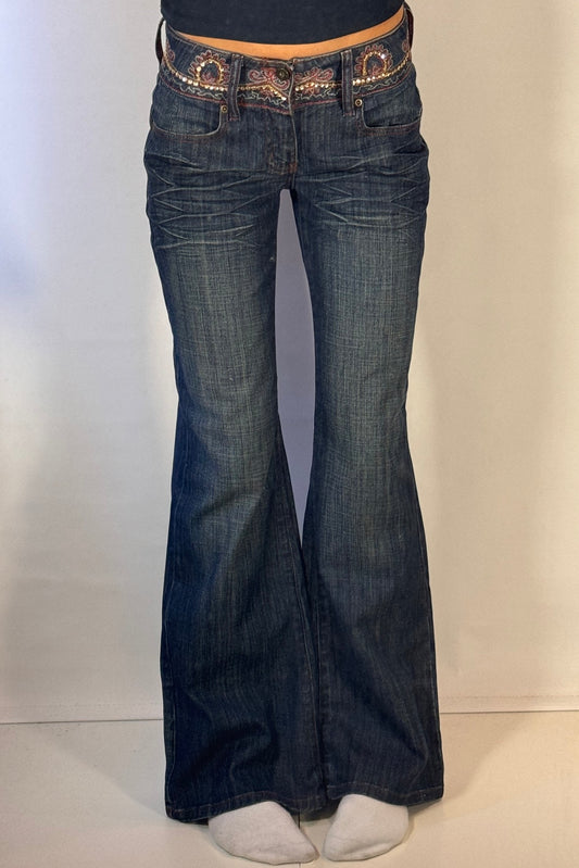 Lågmidjade jeans stl: XXS