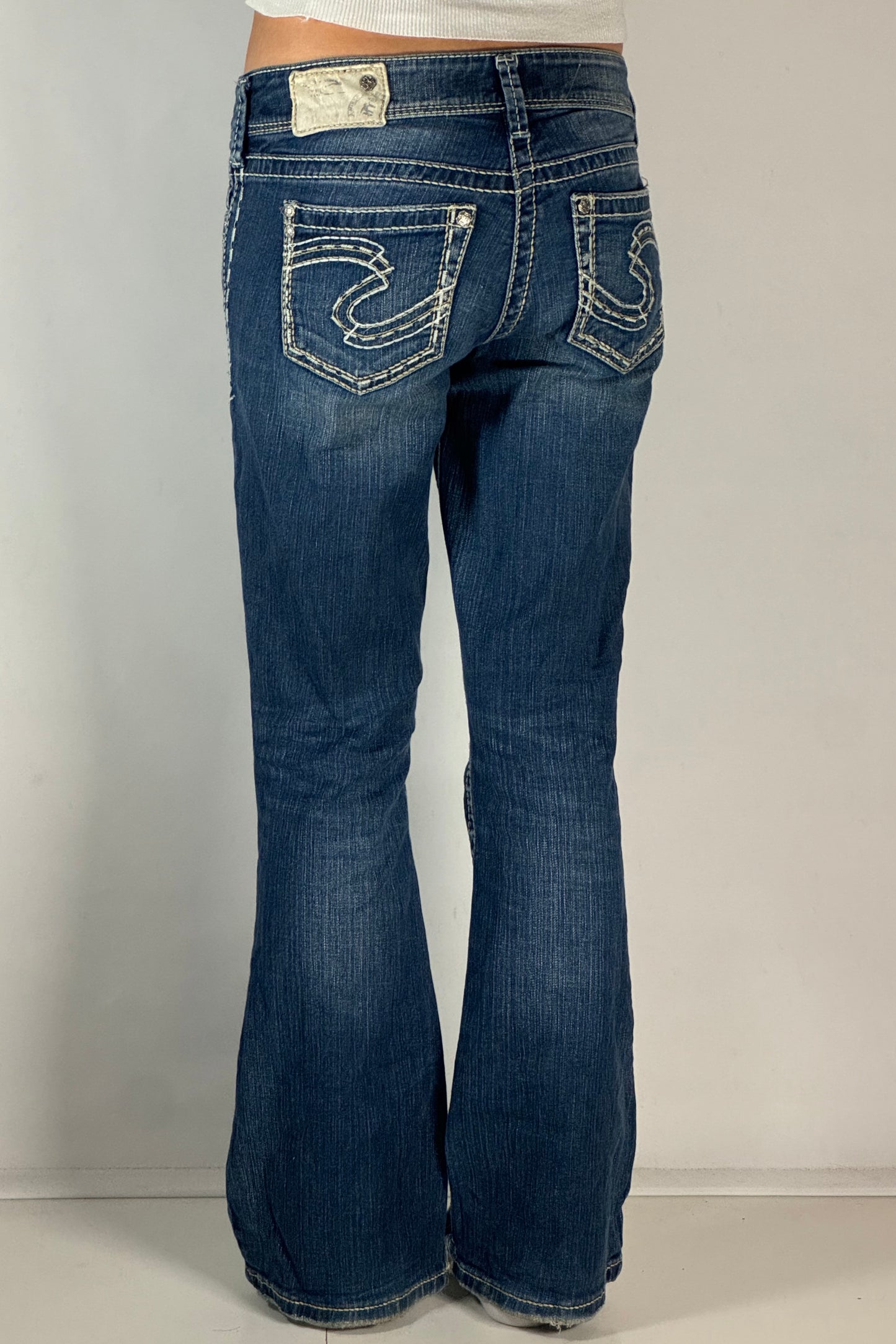 Lågmidjade jeans stl: S