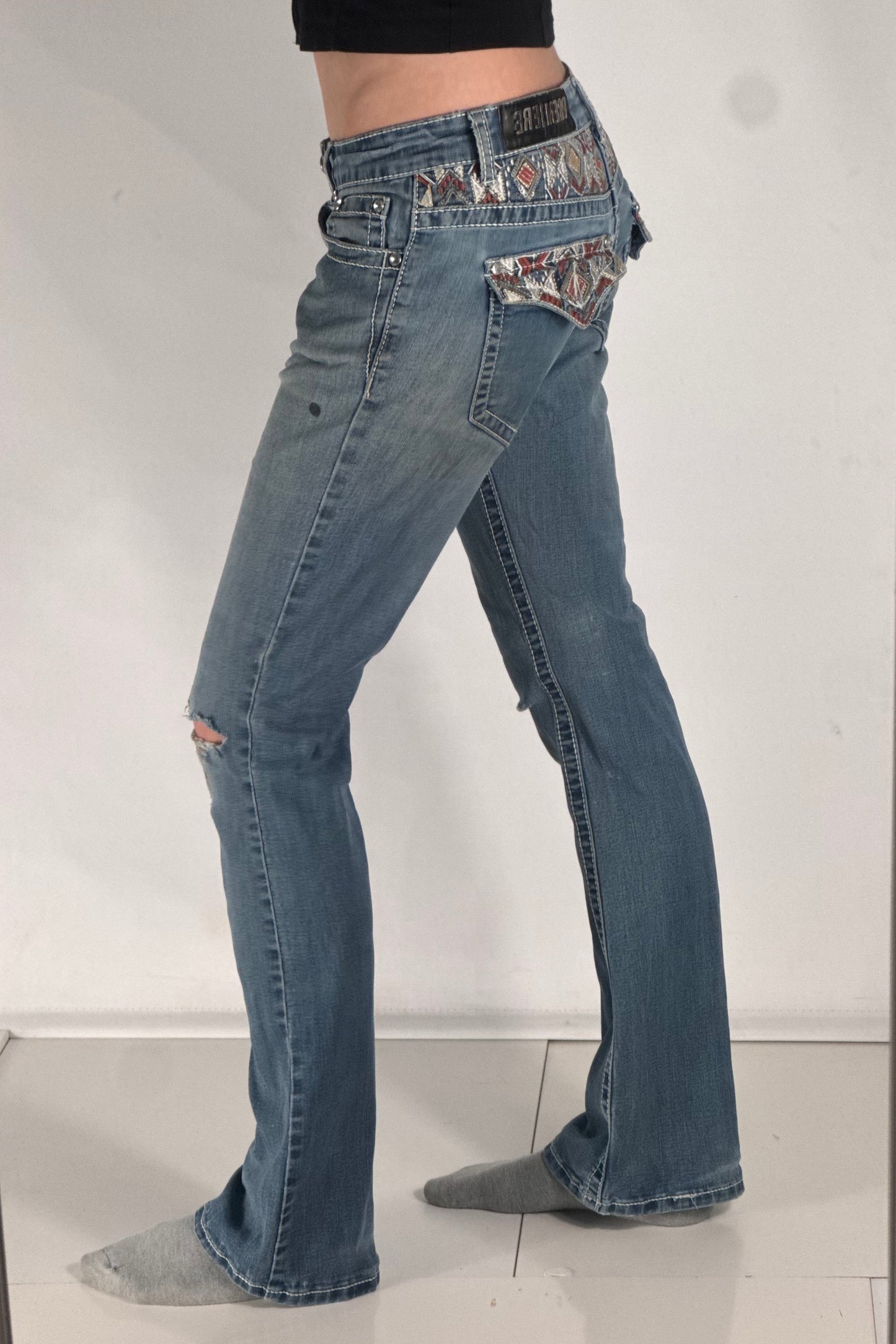 Lågmidjade jeans stl: XS
