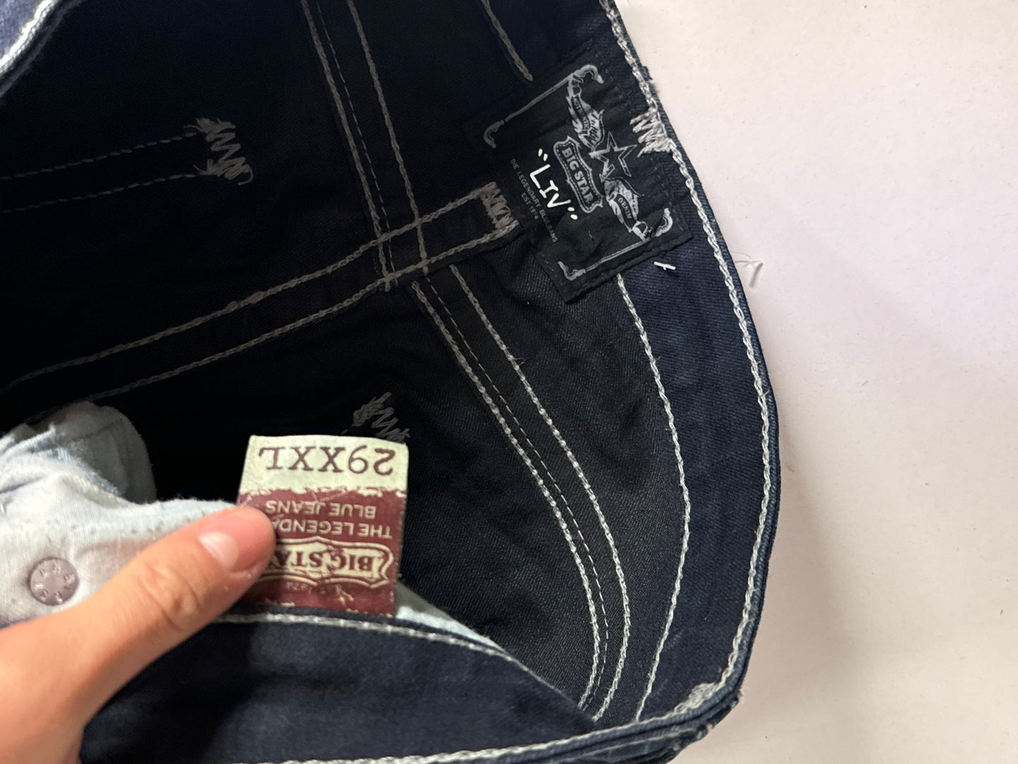 Lågmidjade jeans stl: S