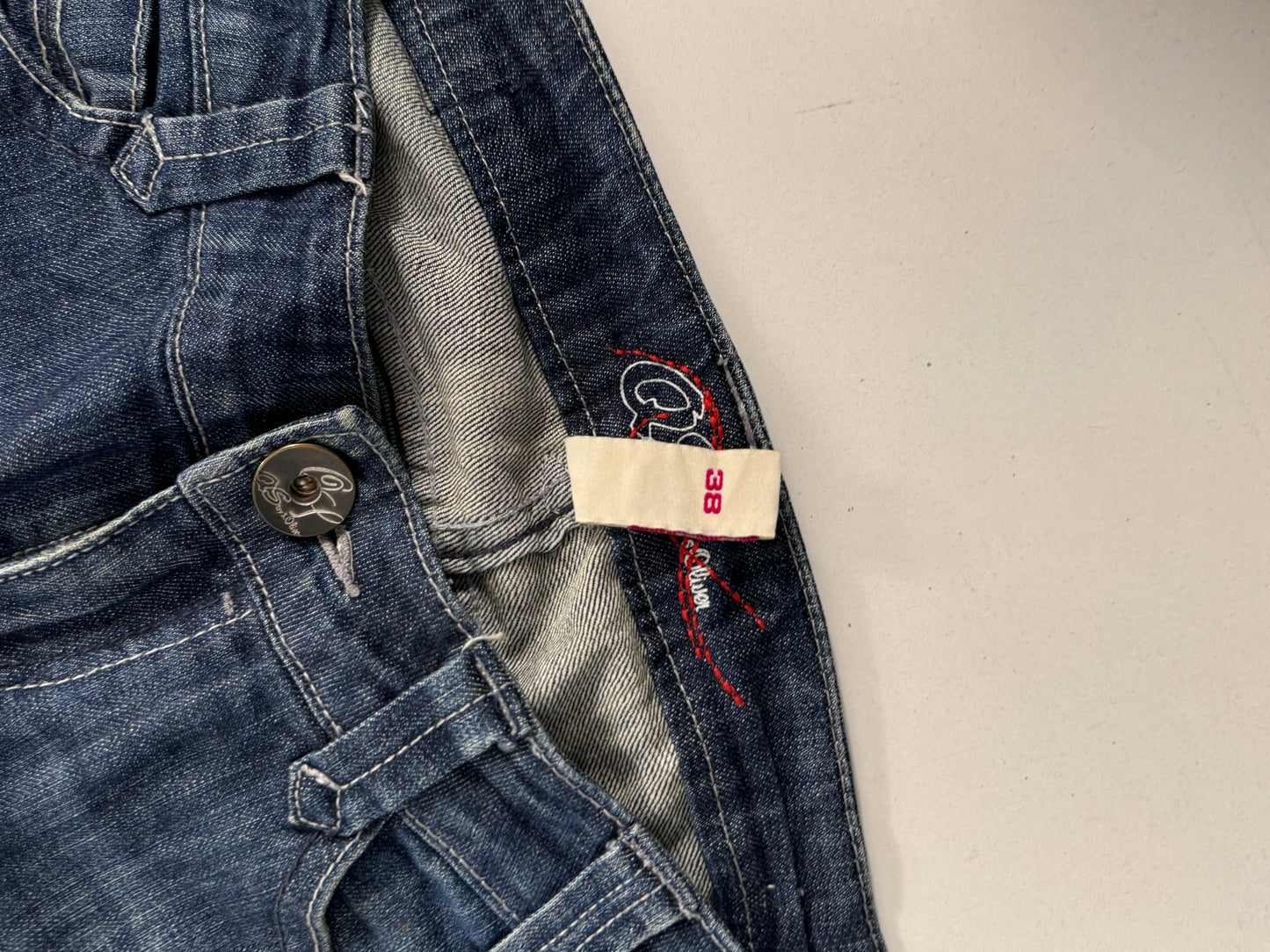 Lavtaljede jeans str: S/M