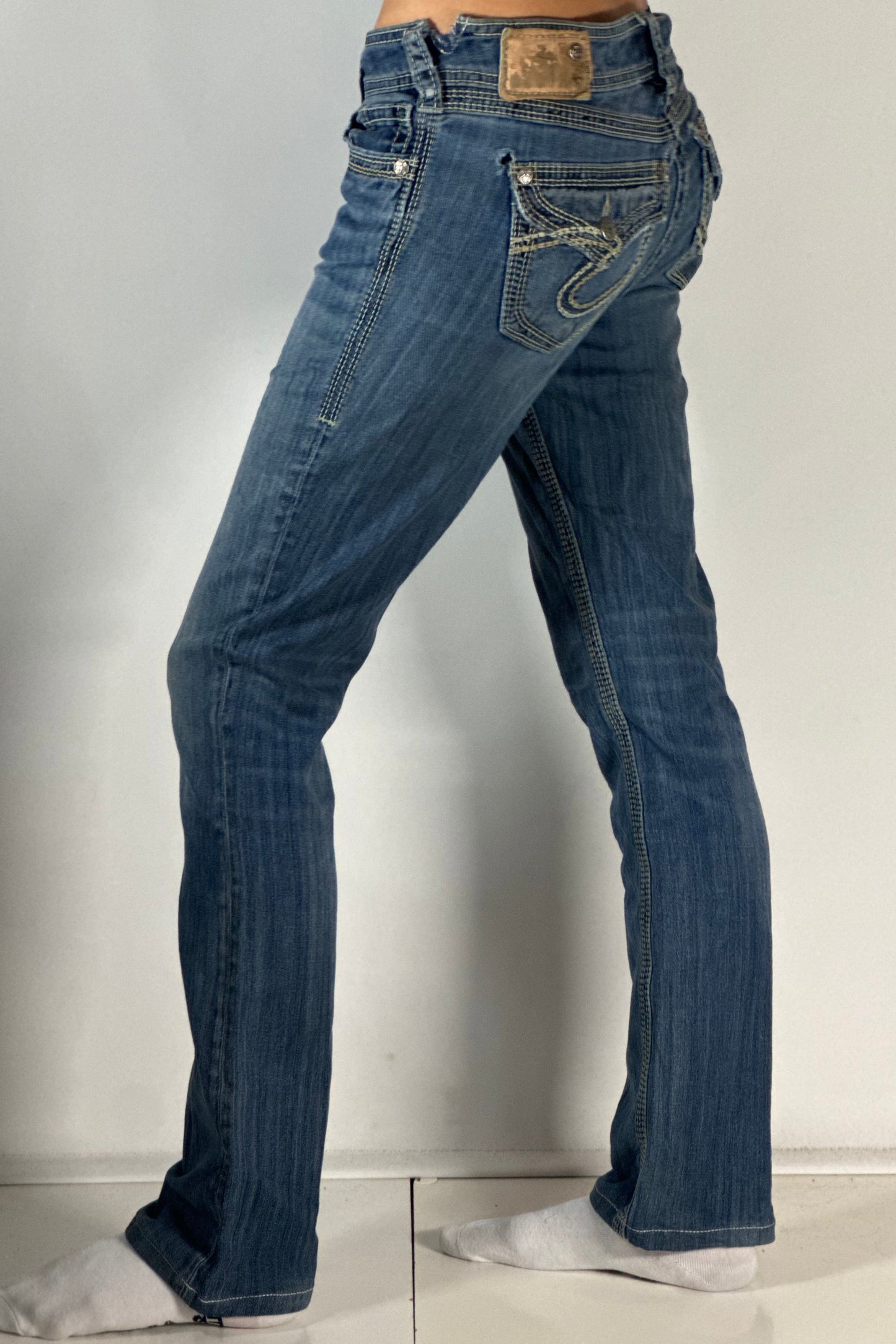 Lågmidjade jeans stl: XS